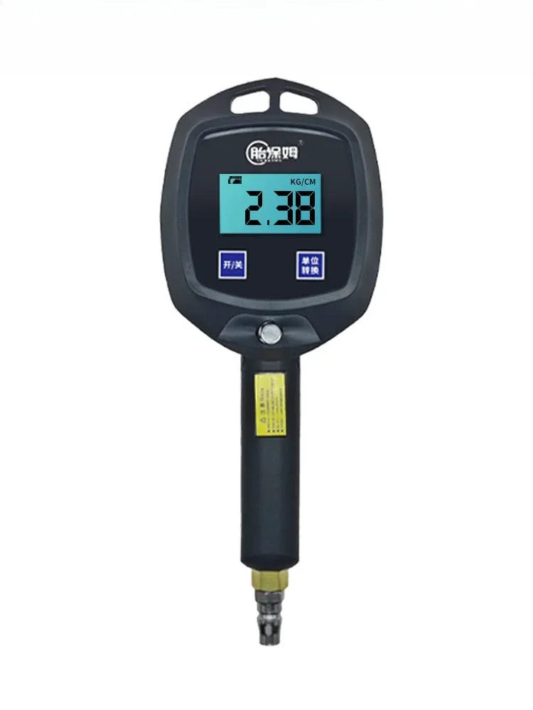 

Digital tire pressure gauge, high-precision tire inflation gauge with inflation head, tire pressure gauge for automobiles