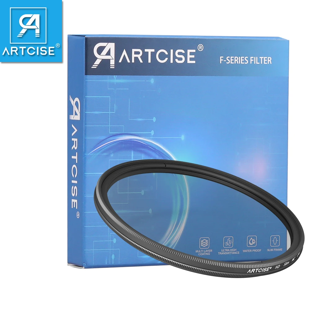 

ARTCISE CPL Camera Lens Filter Ultra Slim Optics Multi Coated Circular Polarizer 37-82mm for Nikon Canon Sony Fujifim Olympus