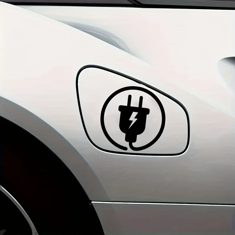 Charging Design Sticker Reflective Waterproof Vinyl Decal Car Motorcycle Electric Vehicle Exterior Decoration