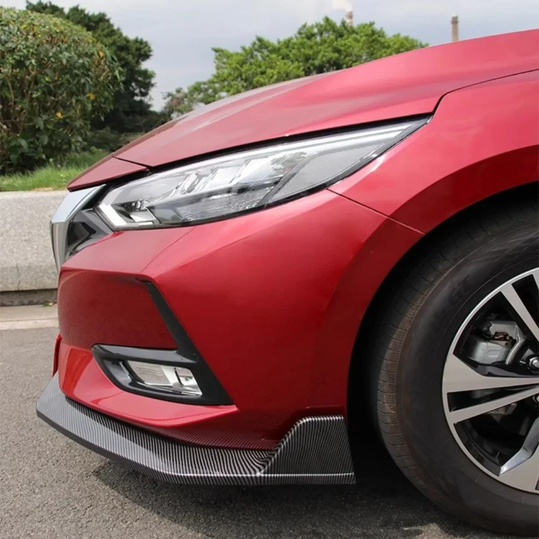 Front Lip For Nissan Sylphy Sentra 14th 2016-2021 Modified Auto Front Small Surround Front Shovel Car Accessories
