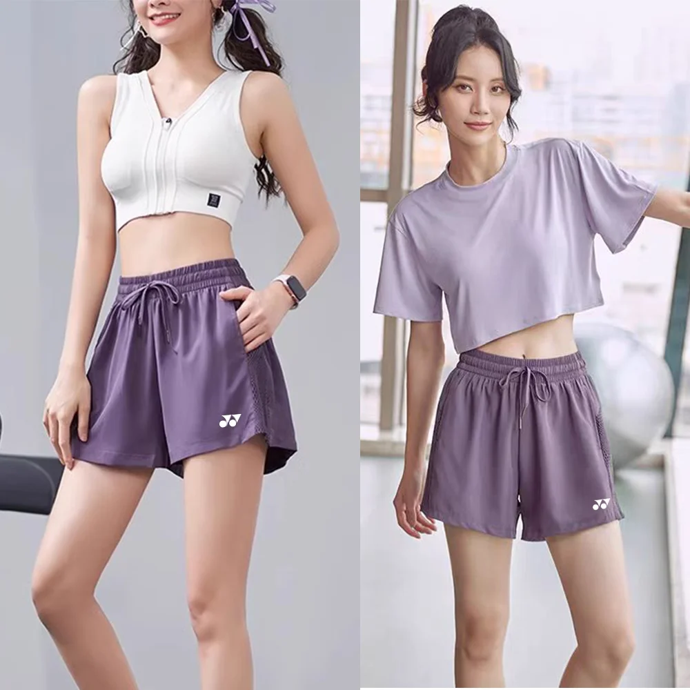 

Women's 3-Inch High-Waisted Yoga Shorts Quick-Dry Anti-See-Through Gym Running Shorts High Elastic Side Drawstring Workout Biker