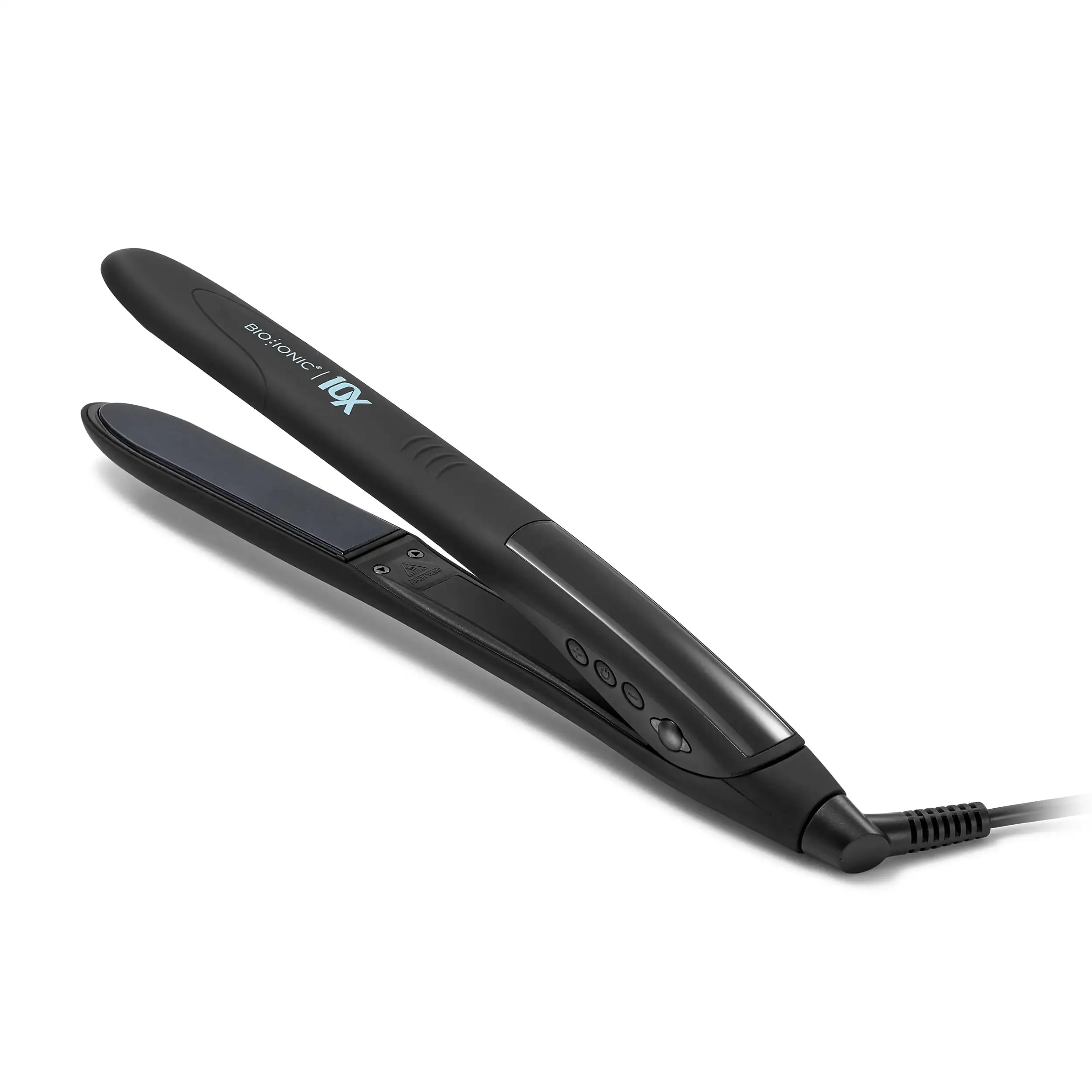 

10X Styling Flat Iron, 1" Hair Straightener with Sonic Vibrating Plates, Ceramic Flat Iron