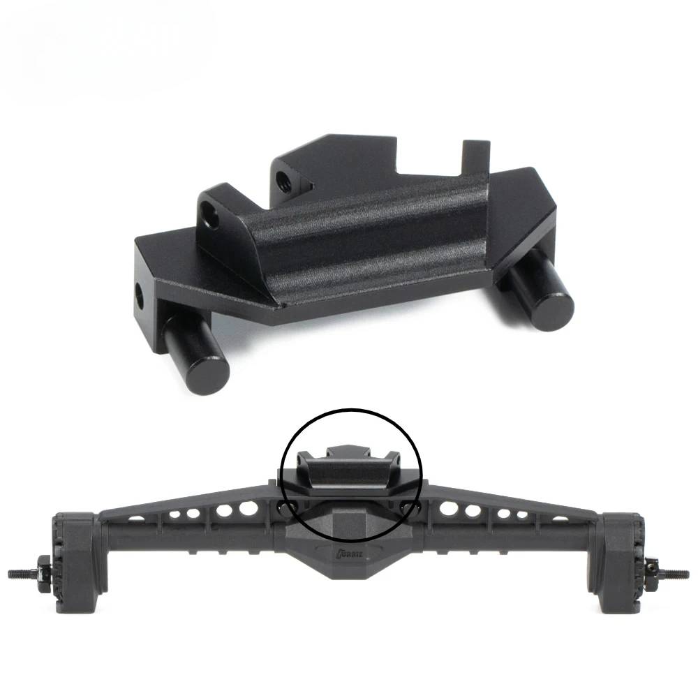 Aluminum Rear Upper Link Riser Mount for 1/10 RC Crawler Axial Capra Currie F9 SuperShafty CP44 Portal Axle Upgrade Part