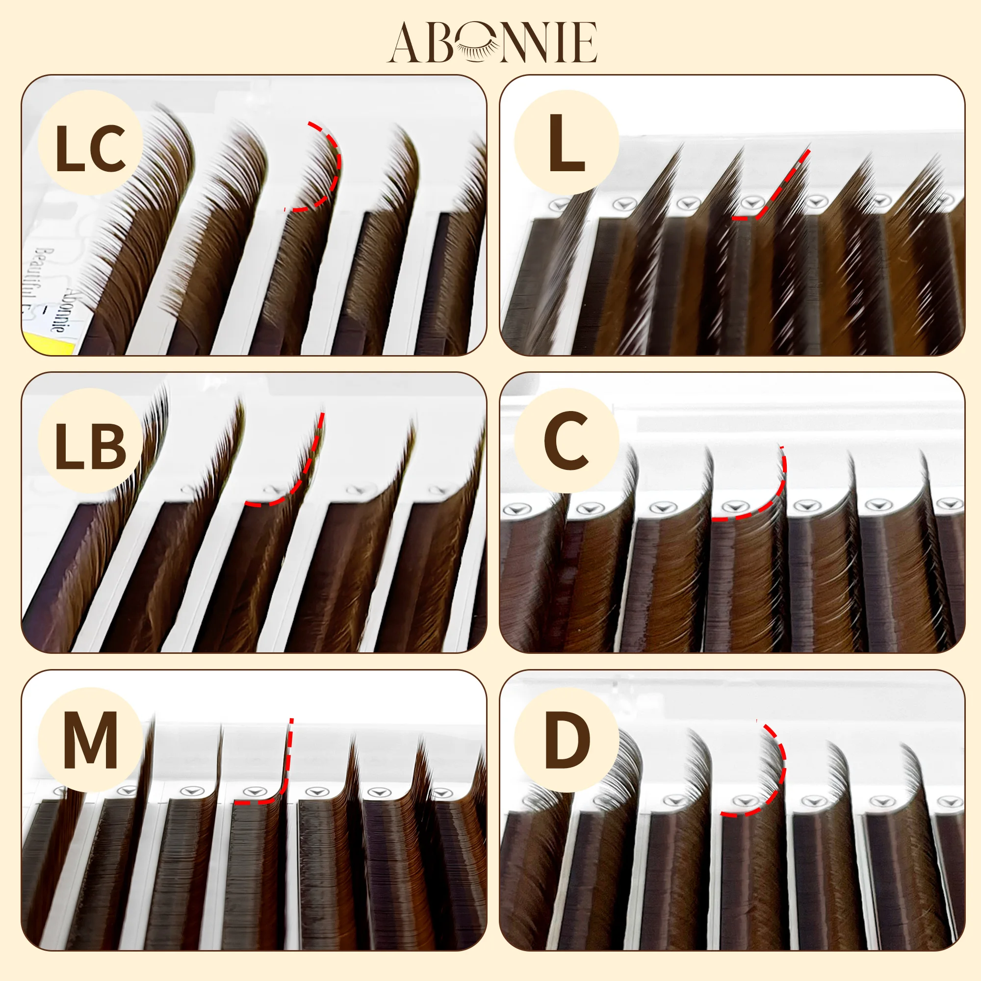 Ciglia Finte Abonnie LB Marron - Eyelash Extension Yy recensione e prezzo