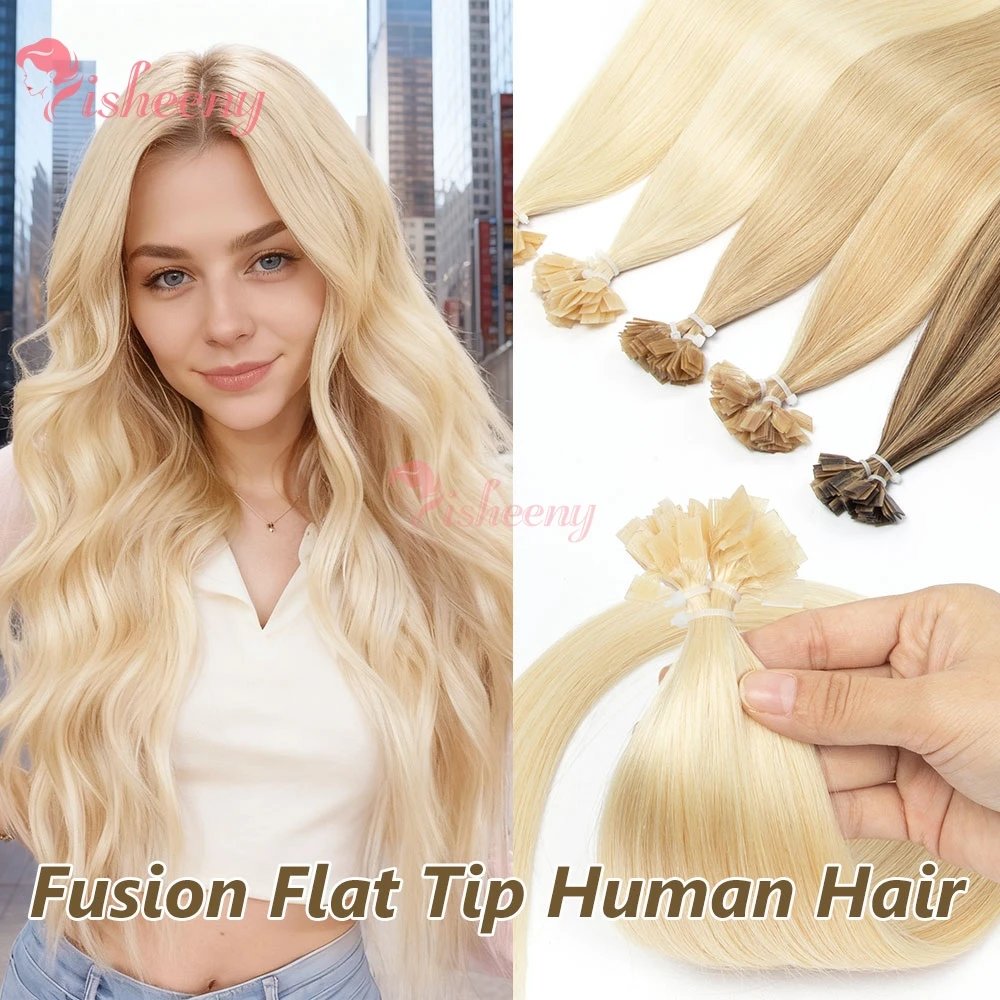 الانصهار الكيراتين طرف مسطح وصلات شعر بشري حقيقي طبيعي مستقيم قبل المستعبدين الشعر على كاسبل 50 فروع/حزمة خفيفة الوزن 30 جرام