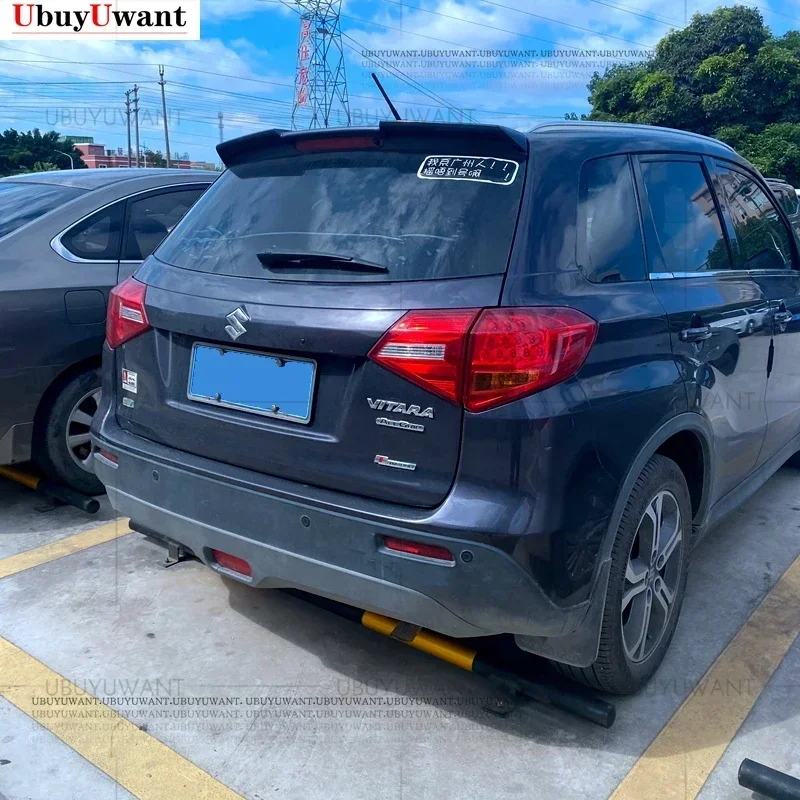 Alerón trasero de plástico ABS de alta calidad para Suzuki Vitara, caja de techo decorada para Suzuki New Vitara 2015-2019