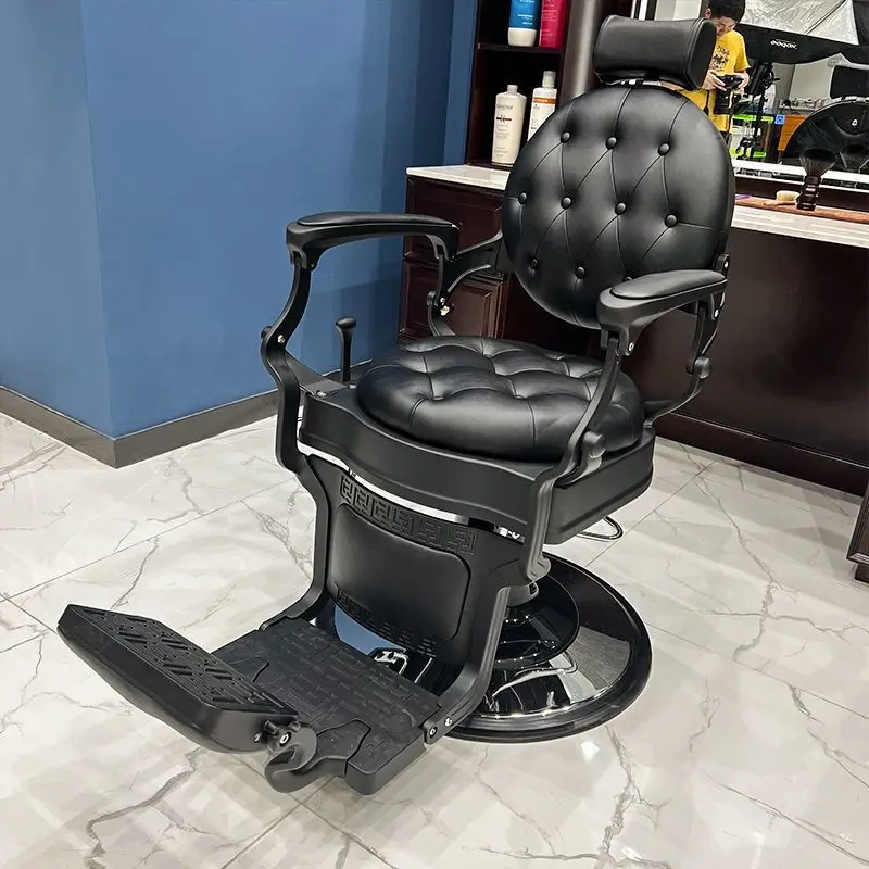 Luxury Belmont Classic Vintage Styling Chair Green Hair Salon Barber Chairs For Sale