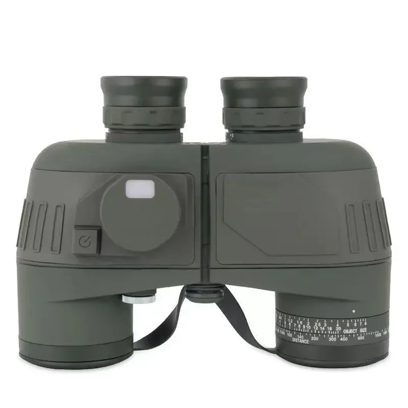 

10X50 Binocular Telescope Portable High Definition High Power Military Green Waterproof Ranging Compass Binocular Telescope