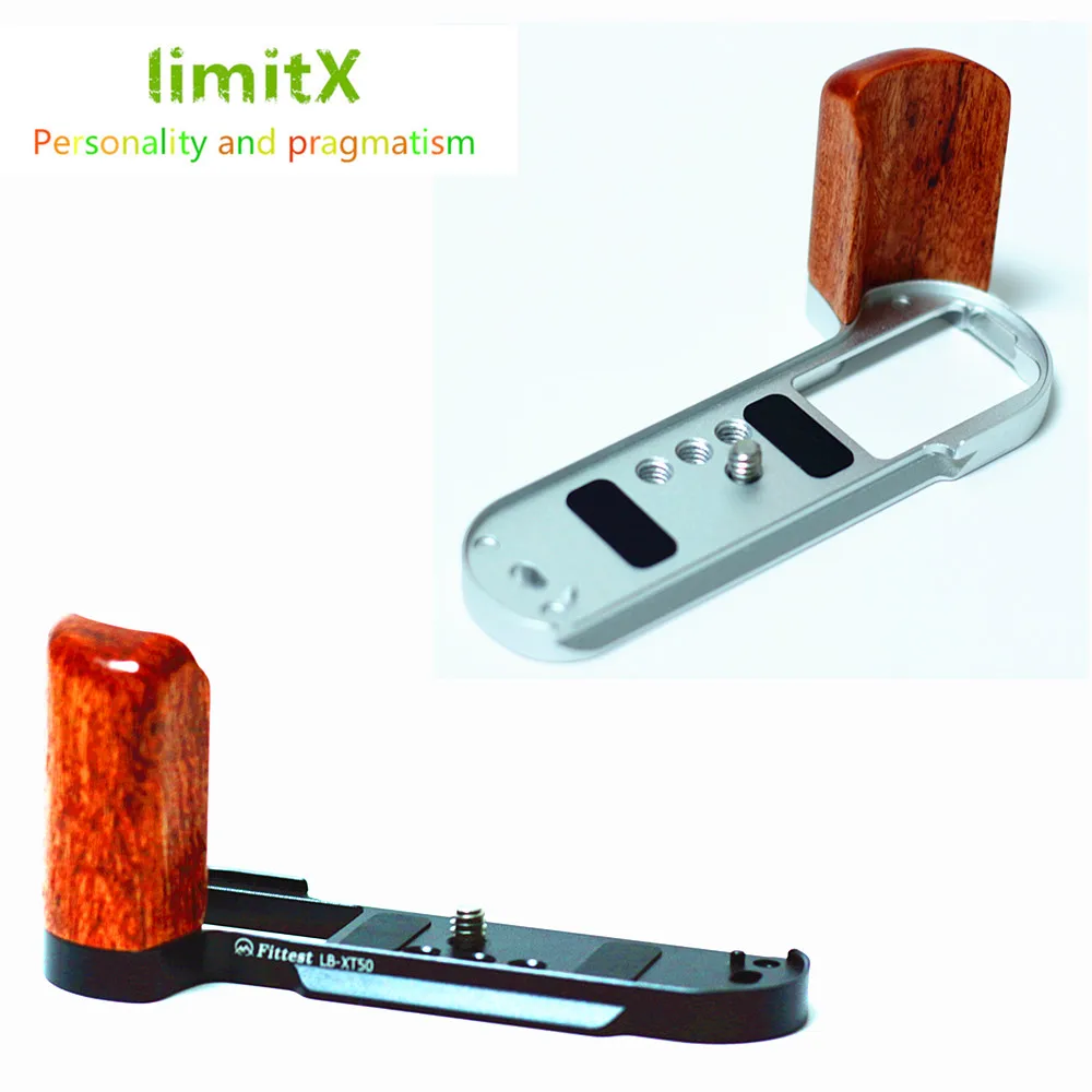 فوجي XT50 الإفراج السريع L لوحة كاميرا مقبض خشبي قبضة الخشب أركا السويسري ترايبود جبل صالح RRS لكاميرات فوجي فيلم X-T50