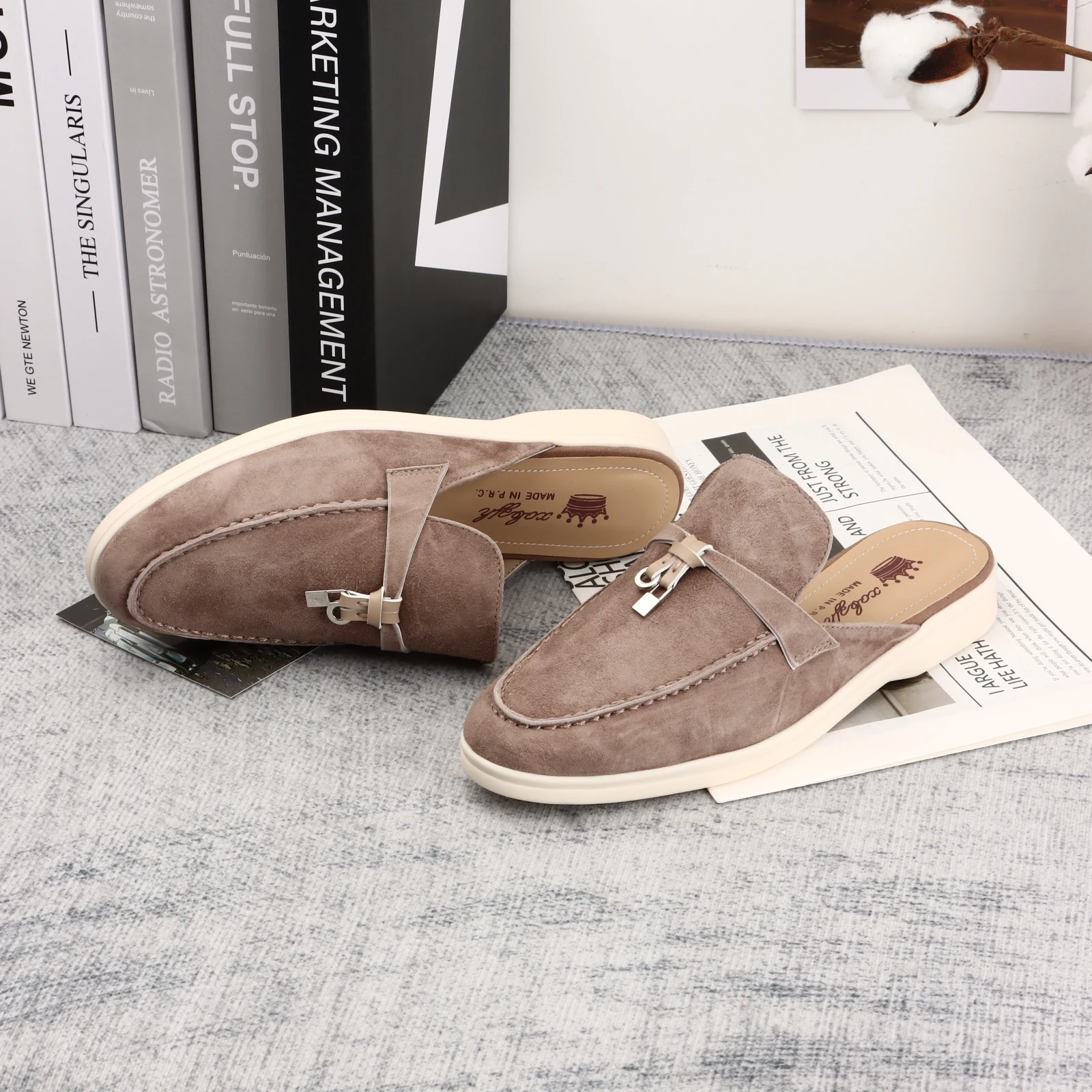 LEOSOXS Sandalias Chanclas Niño Gamuza De Origin Plana Con Exterior Ninguno Zapatillas De Mujer Zapatos Mujer Precio Surpresa Diseñador