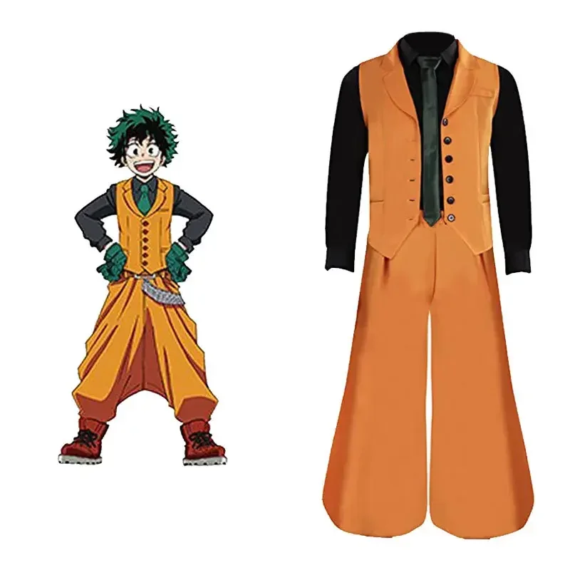 A Anime Academia My Hero Academia Cosplay Costume Midoriya Izuku Bakugou Katsuki Ochaco Uraraka School High School Student Unifo