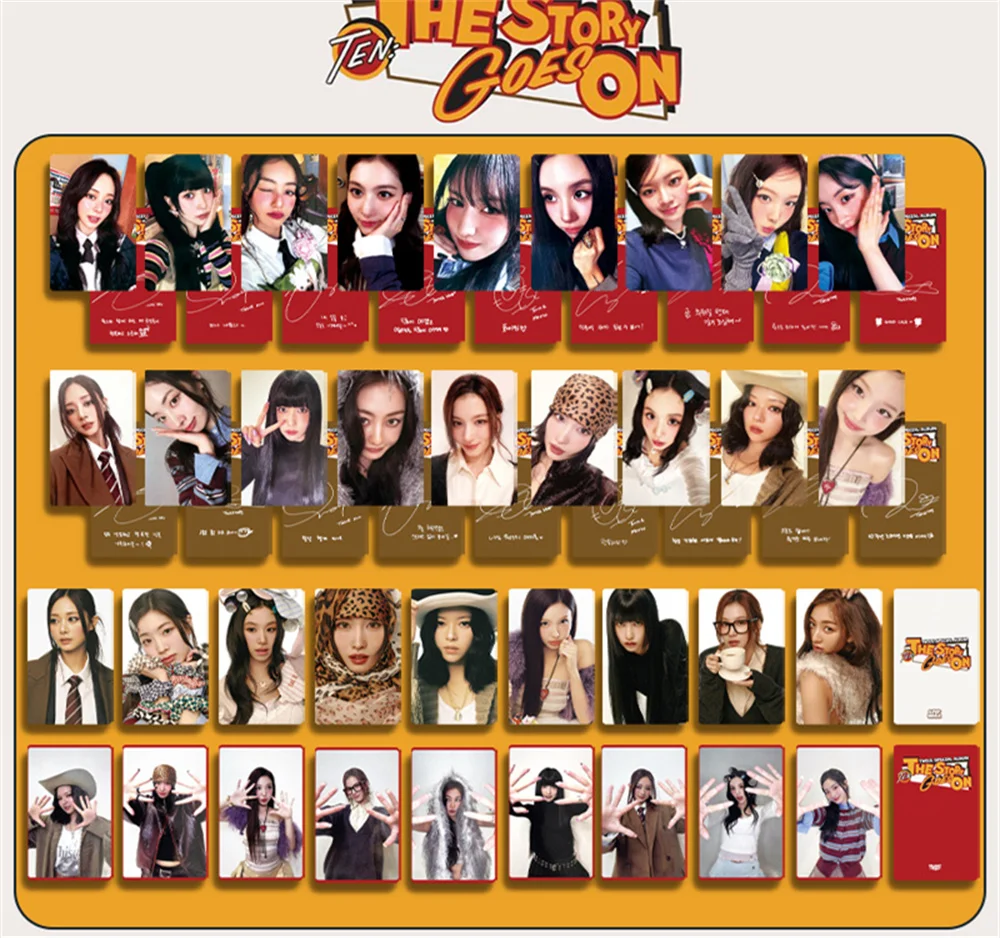 

KPOP NaYeon SANA TEN The Story Goes On PhotoCard MINA MOMO DaHyun JungYeon JiHyo CaeYoung Коллекция фанатов Подарок