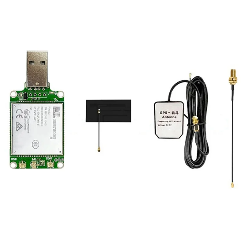 

Превосходная SIMcom SIM7600G-H LTE CAT4 Основная плата USB-ключа + комплект FPC + GPS поддерживает основной плату разработки GNSS
