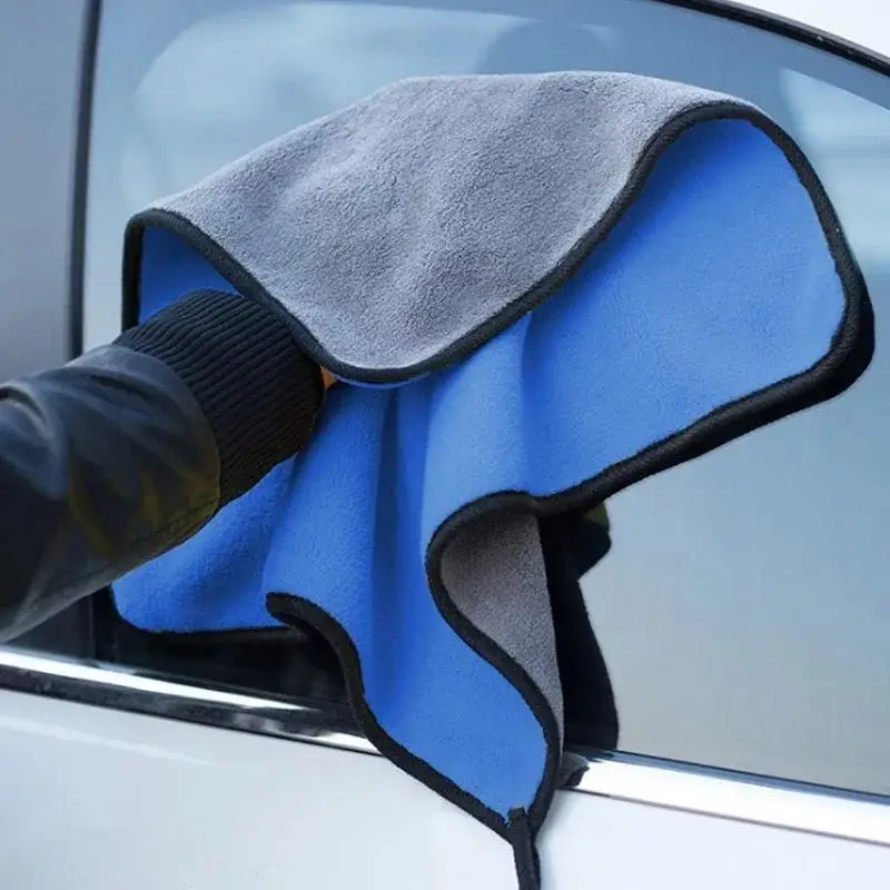 10/5 Piece Set of Car Wash Towels, Soft and Quick-Drying, Car Window and Mirror Cleaning Cloth, Household Double-Layer Cleaning Cloth, Absorbent and Lint-Free Cleaning Towel for Household Cleaning