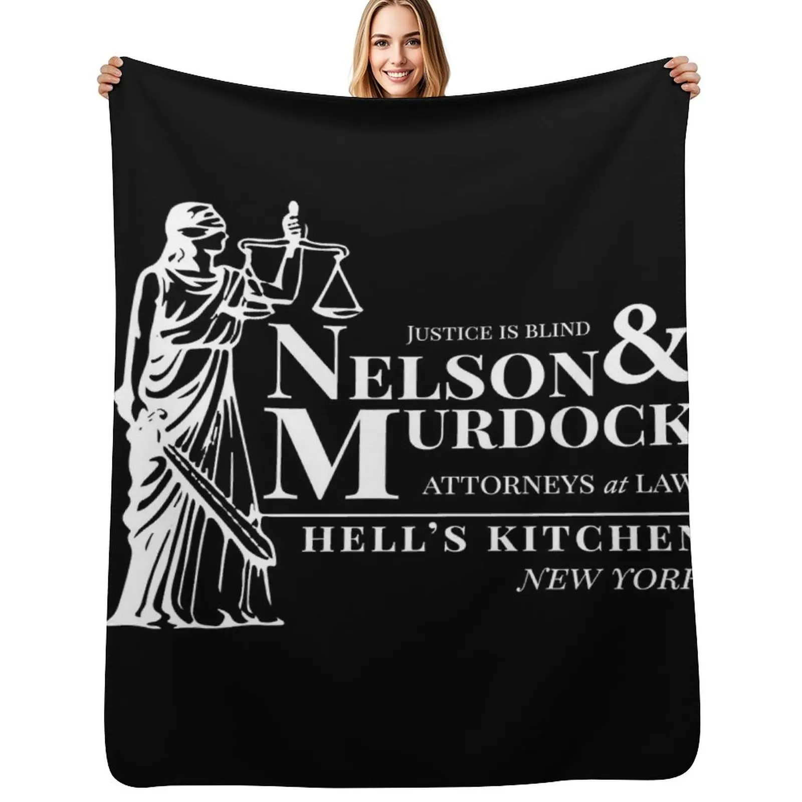 

Плед Nelson and Murdock Law, теплый плед для отдыха, для офиса, дивана, кровати