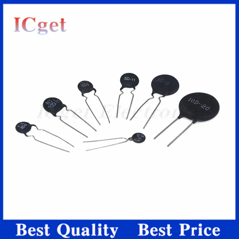 10pcs Thermal Resistor NTC 5D-11 10D-9 10D-11 47D-15 10D-20 10D-13 8D-11 10D-15 5D-15 10D-7 33D-7 8D-12 20D-20 MF11-103
