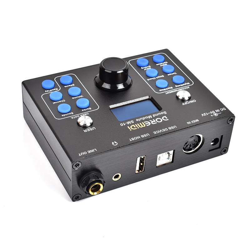 DOREMiDi MIDI Sound Module & Auto Accompaniment (SM-10) Multifunctional Accompaniment Sound Source Box