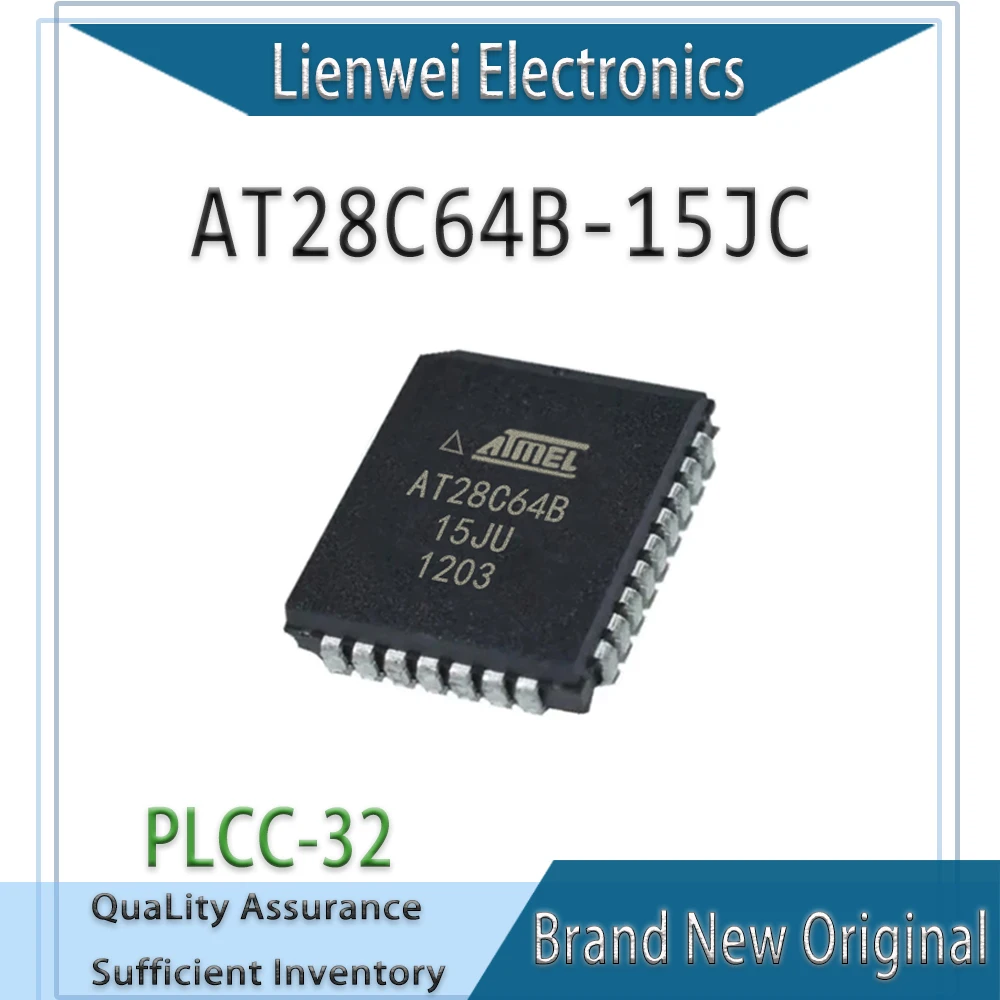 

100% New AT28C64B AT28C64B-15JC IC Chipset PLCC-32