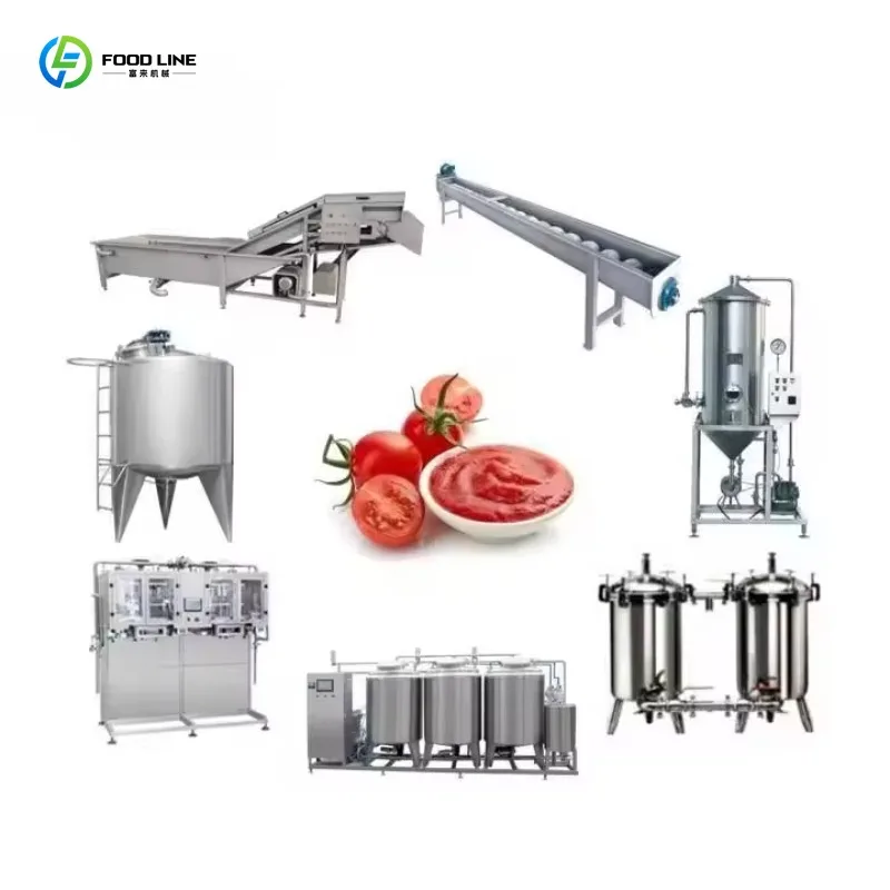 Customized Automatic Ketchup Processing Production Line Manufacturing Machine Factory