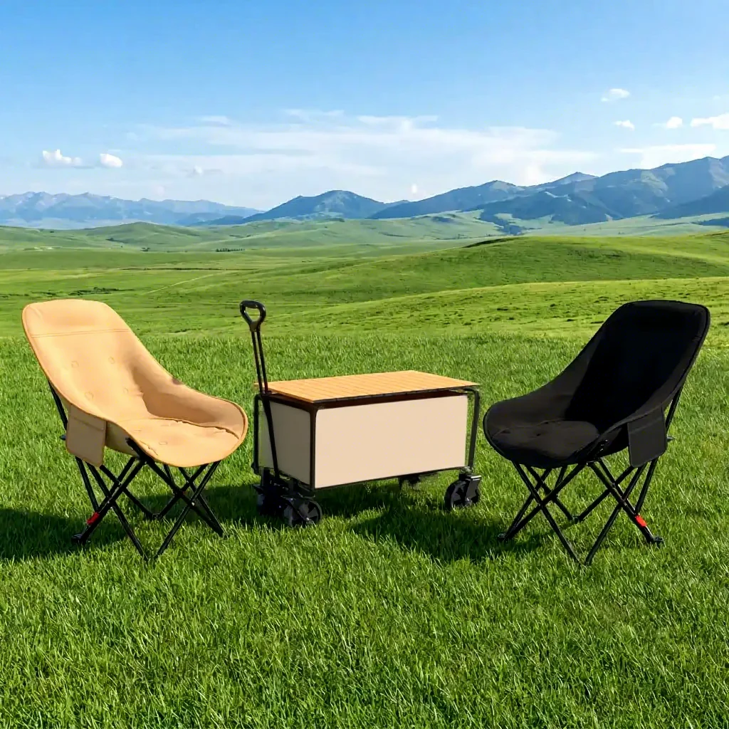 耐久性のある防錆鋼製フレーム、折りたたみ式、通気性、多機能、 - Outdoor Camping Table のレビューと価格