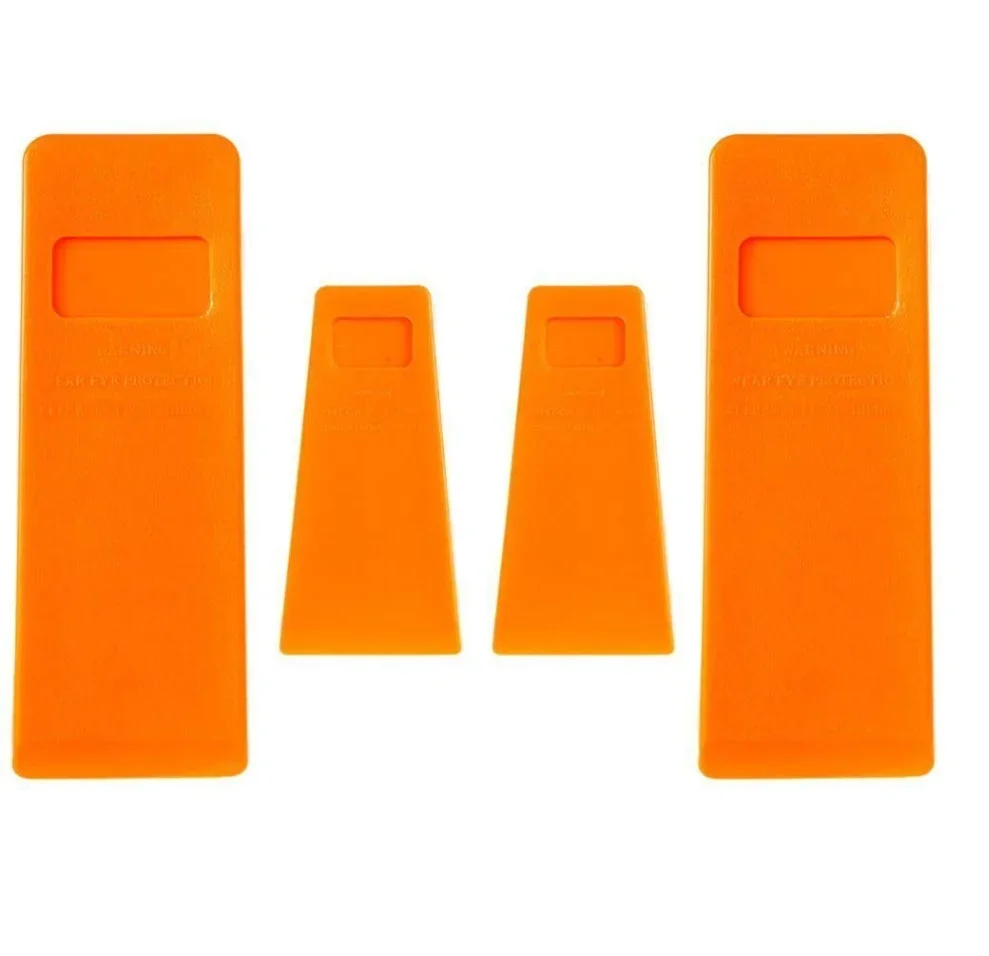 5.5-10 Felling Wedges Wear Resistant Tree for Cutting Forestry Falling Wedge Logging Supplies Tool with Plastic Chainsaw Wedges