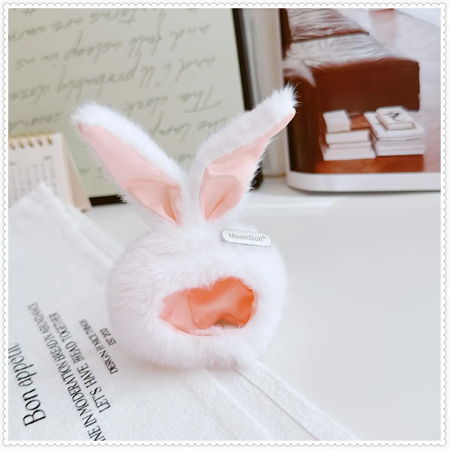 10 cm Mini Labubu 4e generatie 4.0 Heart Code Series 2-delige casual preppy gebreide set Retro speelse rode geruite overall met tee-set