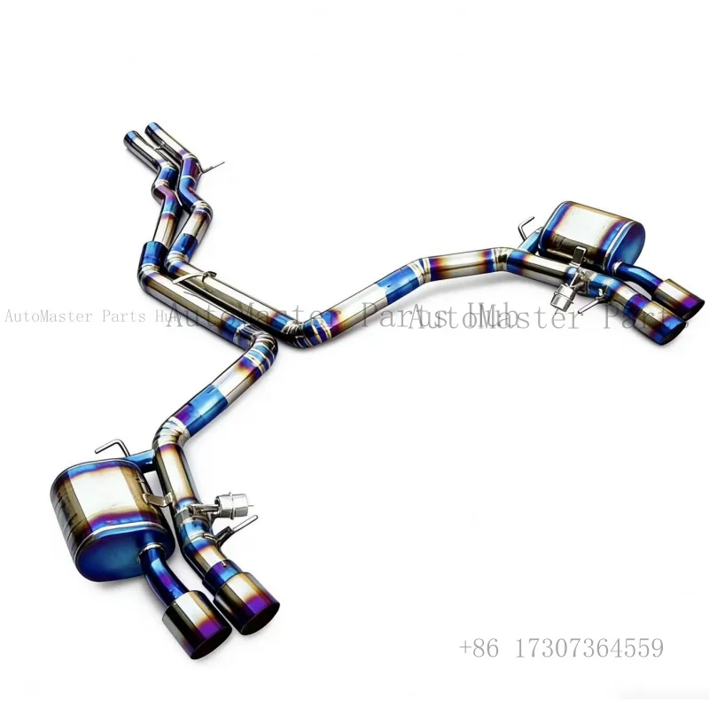 

Titanium Cat Back Exhaust Pipe with Valve Body for Audi A6/A7 C8 3.0T Exhaust System Muffler