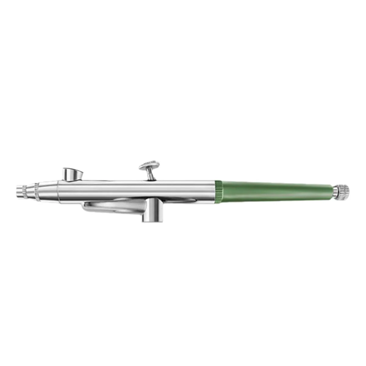 Portable Single Action Airbrush 0.3mm Nozzles Spray Airbrush Pen for Model Cake Nail Car Painting Beauty Inkjet-Green