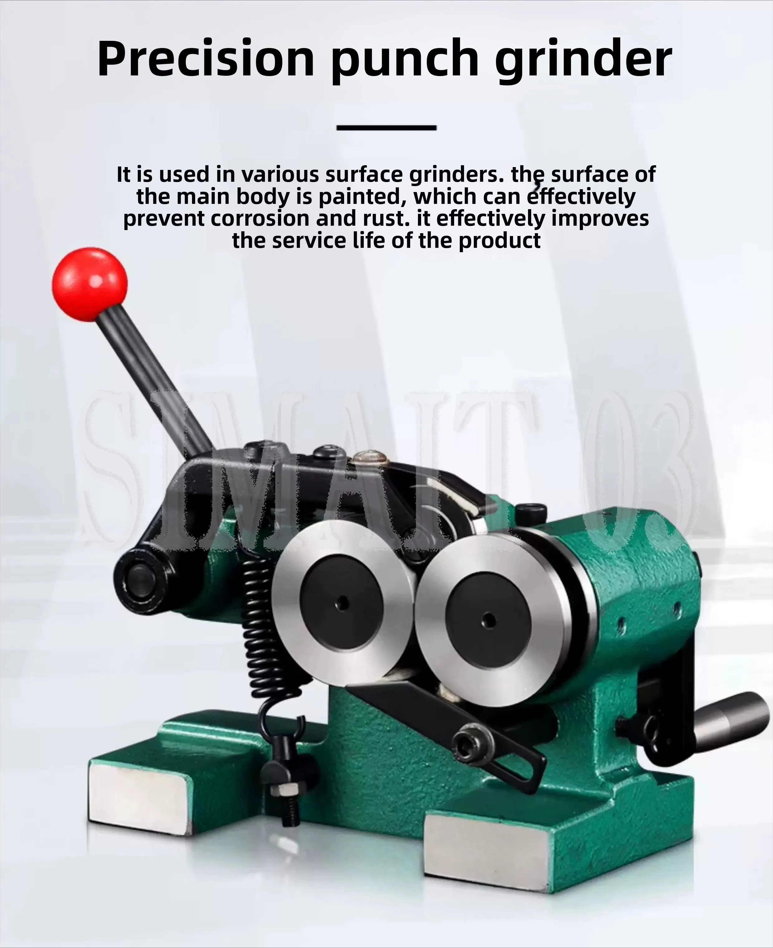 AGT Manual Punch Grinder, Mini Grinding Machine for Punch Pin Thimble High Runout Accuracy Detector