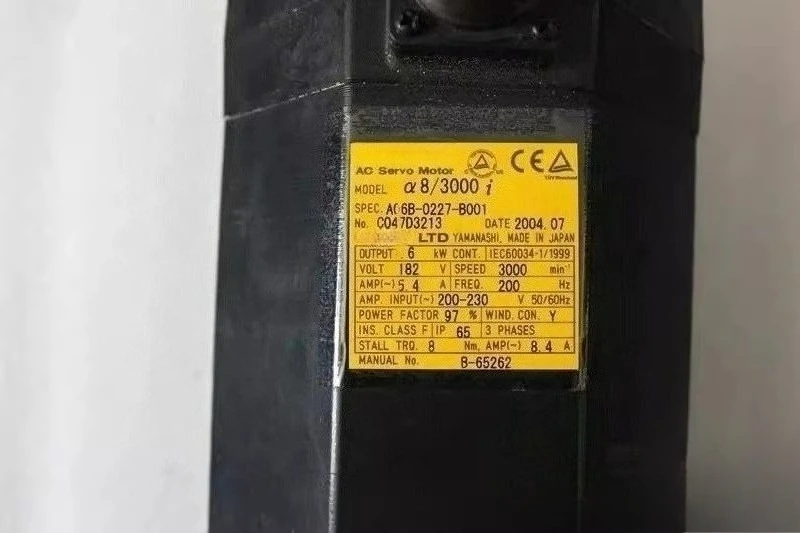 

Used A06B-0238-B300 A06B-0227-B001 A06B-0227-B000 For FANUC Servo Motor