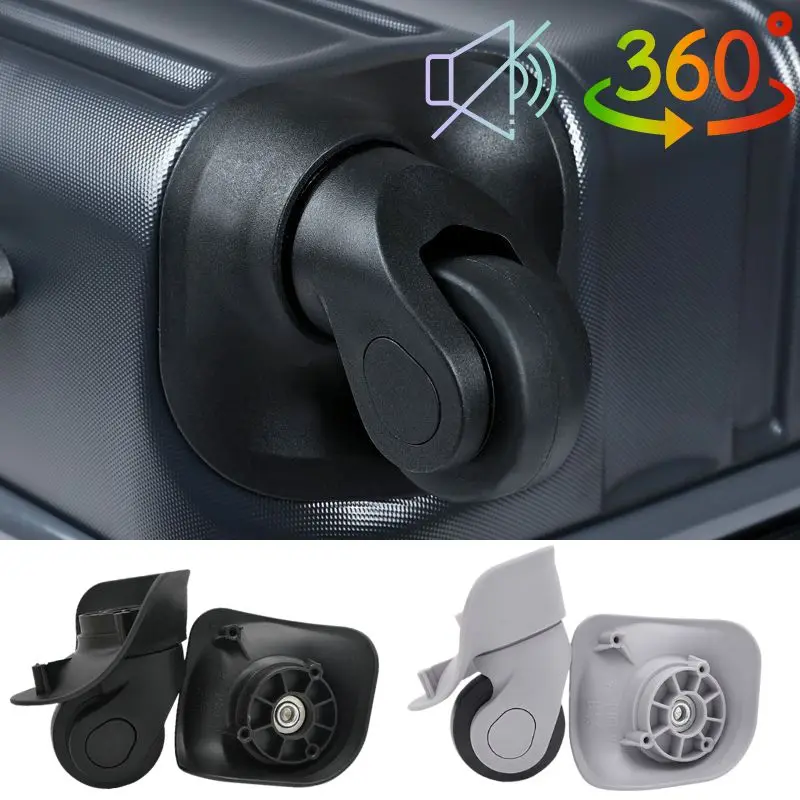 

2Pcs Replacement Luggage Wheels For Suitcases A08 Silent Rubber Wheels Trolley Parts Repair Hand Spinner Caster Wheel Universal