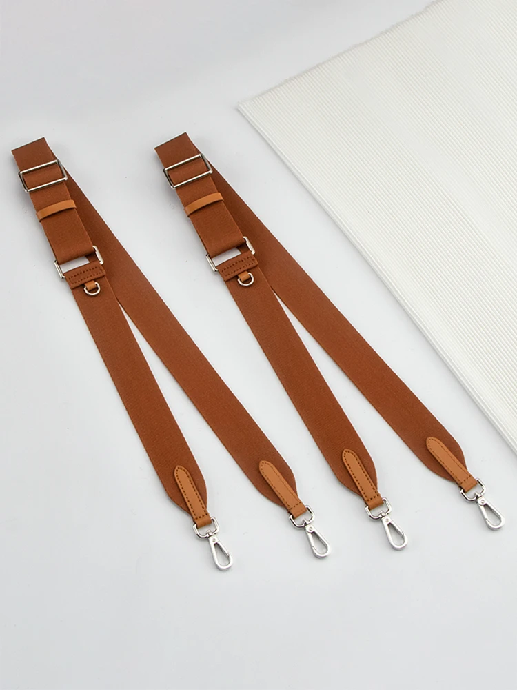 Adjustable Wide Strap Nylon Backpack Shoulder Belt Accessory for Goyaa Double Bag Modification Dog Tooth Backpack Parts