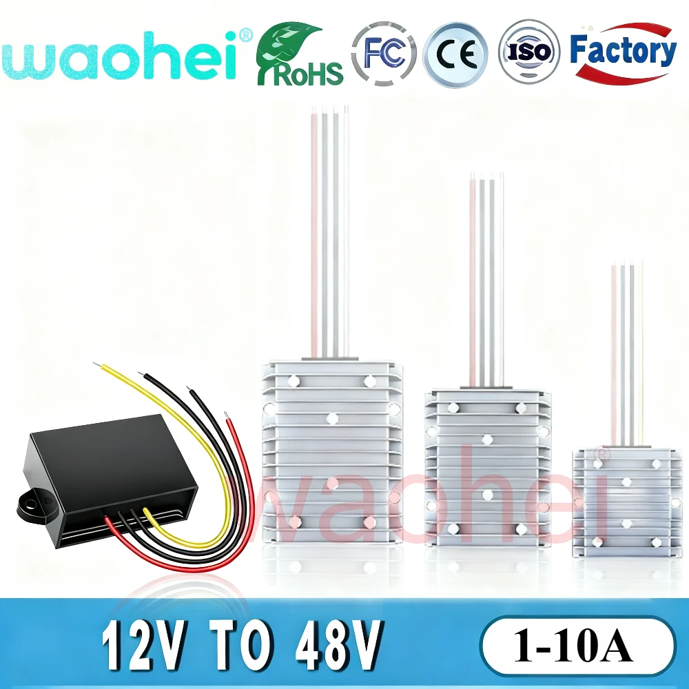 

12V to 48V 10-45V to 48V 1A 5A 8A 10A DC to DC Boost Converter Voltage Regulator Step Up 48volts Output DC Power Supply CE ROHS