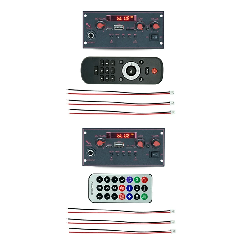 Amplifier Board 2 X 10W Bluetooth Mp3 Decoding Board Trolley Audio Player Car Bluetooth Module Parts Accessories