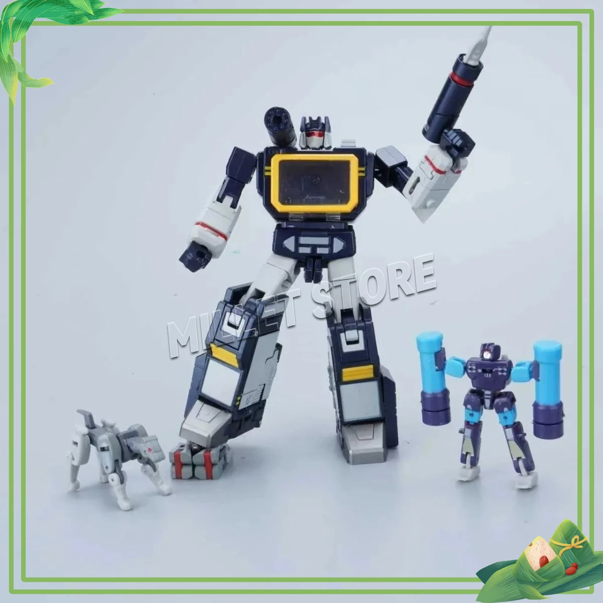 Figura de Acción de Anime SD01 SD-01 KO Newage H21 Soundwave PAPA con Cinta G1, Modelo de Ensamblaje