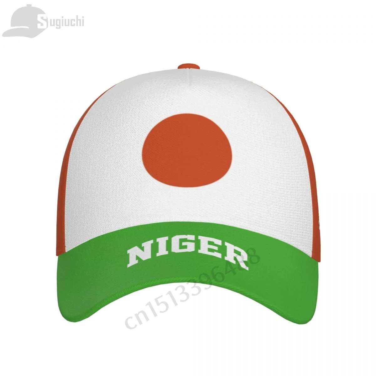 2025 Niger Flag 3D Soccer Hats Sun Baseball Cap Breathable Adjustable Men Women Outdoor Fishing Hat