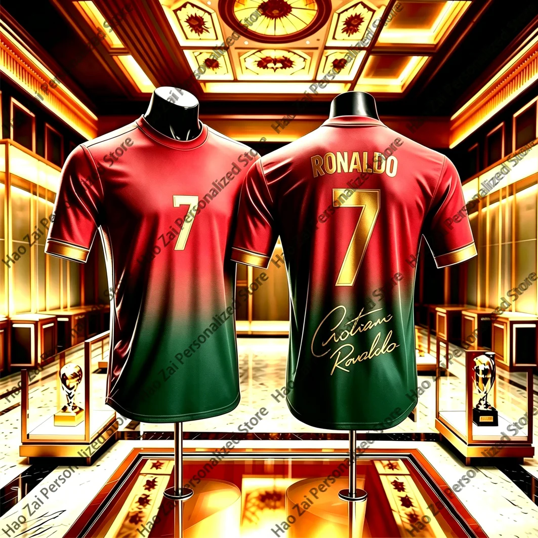 2026 Cristiano Ronaldo No. 7 Special Edition Jersey T-Shirt—Kids'/Adult Outdoor Training Quick-Dry Shirt National Flag Colors view 2