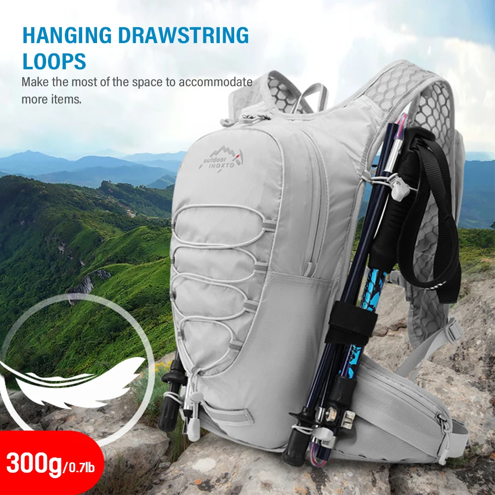 12L Cycling Hydration Backpack Lightweight Riding Vest Pack Backpack for Outdoor Running Camping Mountaineering Equipment