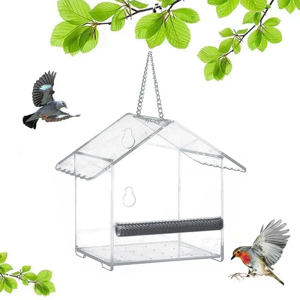 

Features Suction Cups Bird Feeder Bird Feeder Large Capacity Food Tray Perfect Birdwatching Powerful Food Holder