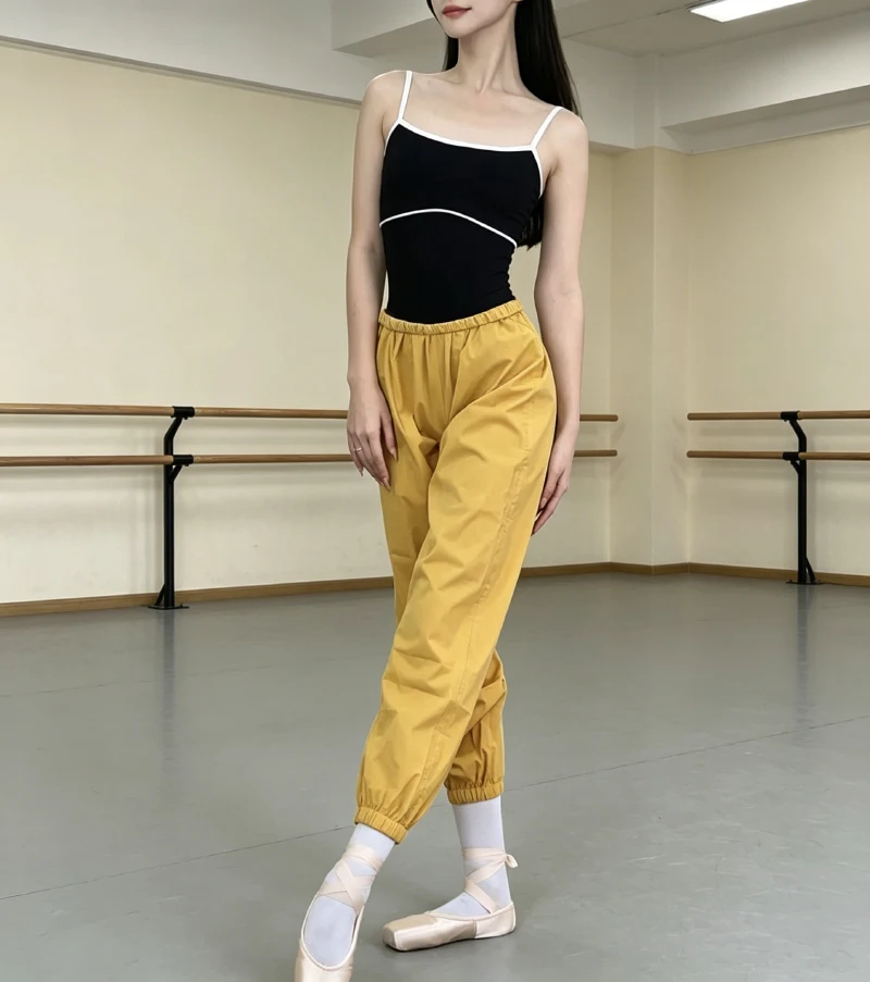 Ballett Tanz Lange Hosen Erwachsene Täglich Bequem Im Freien Praxis Tanzen Kleidung Frauen Schnell Trocknende Bunte Tanz Hosen – Detail 3