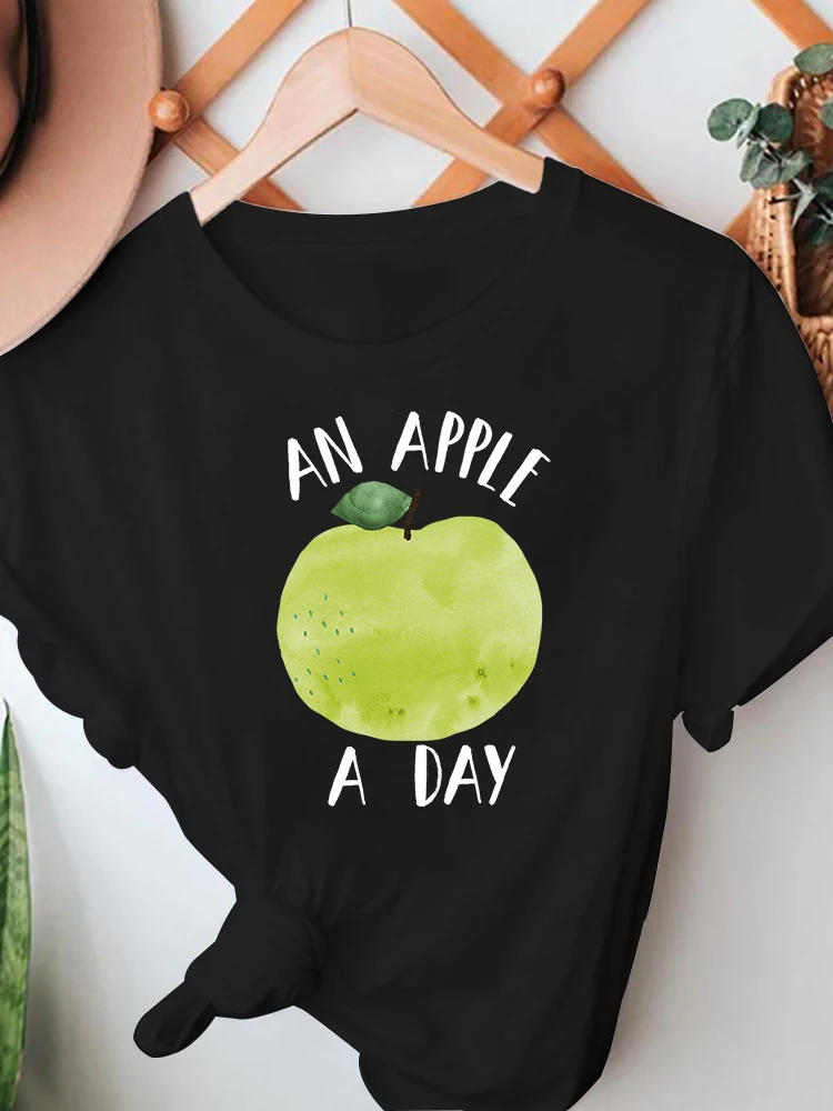 2022 New Women T-shirts born to be wild Casual Harajuku Love Printed Tops Tee Summer Short Sleeve T shirt For Lady Clothing image 5