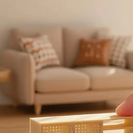 

Dollhouse Living Room Furniture Decoration Micro Scene Photo Props Pretend Play Toys 1/12 Dollhouse Mini TV Cabinet Model