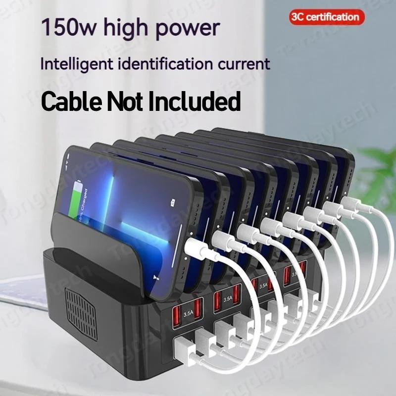 150W uniwersalna ładowarka Multi USB 16 Port USB 3.5A szybka stacja ładująca stojak na Iphone Ipad Samsung Xiaomi Tablet Carregador