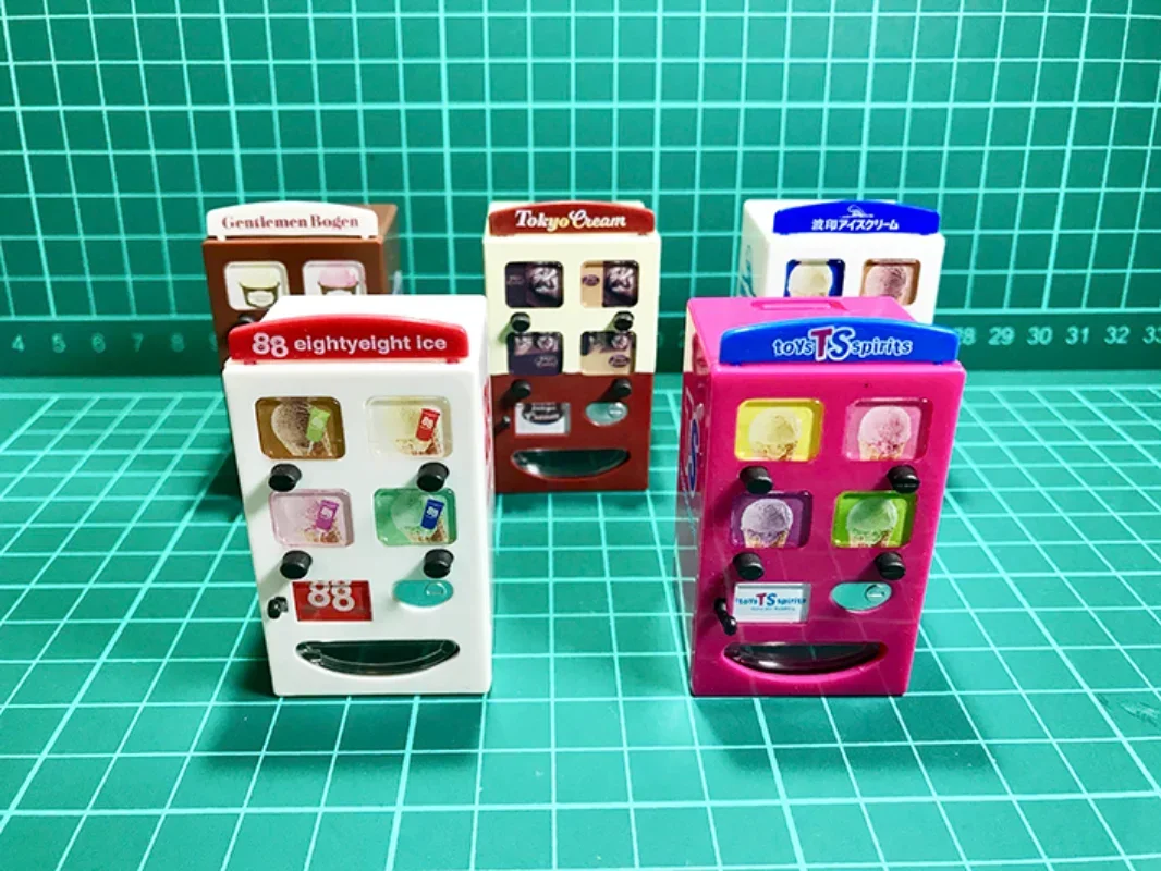 Originele Kawaii Capsule Speelgoed Geesten Gashapon Figuur Leuke Gacha Ijs Automaat Beeldje Miniatuur Kids Gift