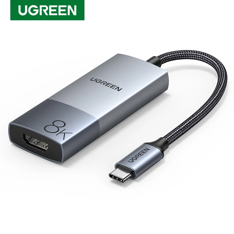UGREEN USB C to HDMI 2.1 Adapter 8K 60Hz 4K 240Hz Thunderbolt 4/3 to HDMI Converter 48Gbps HDR HDCP2.3 Dolby DSC1.2A Braided
