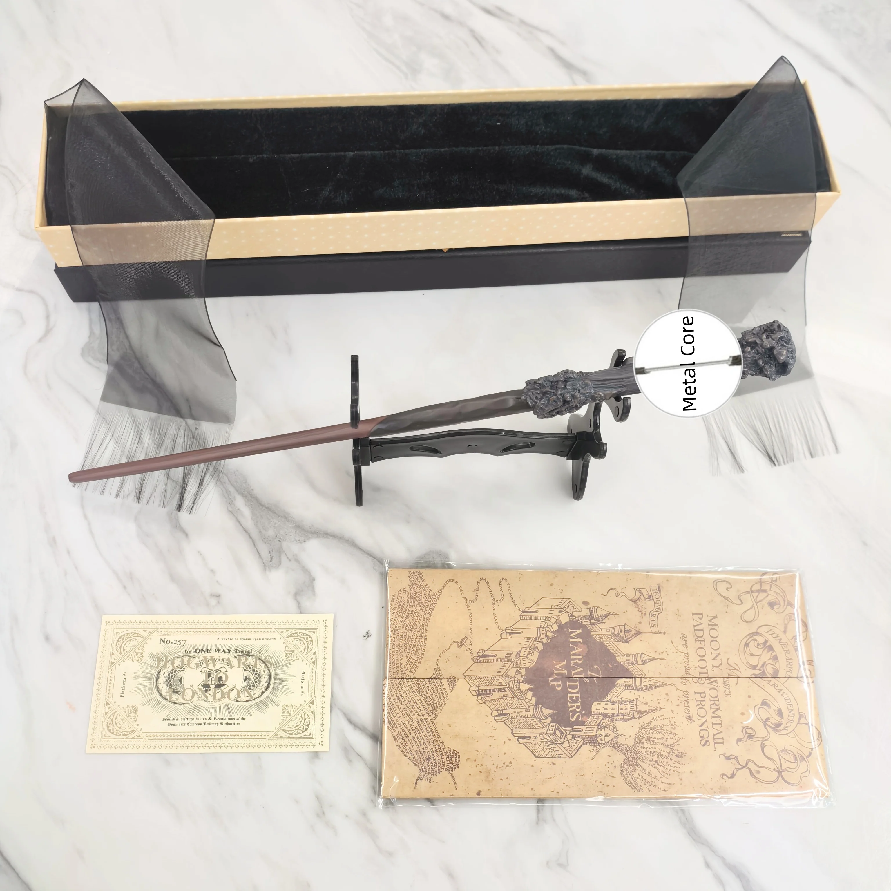 With Box Set Anime Funny Cosplay Magic Pottee Wand With Box Children Decoration Toy Accessories For Bacchetta Magic Stick - view 5
