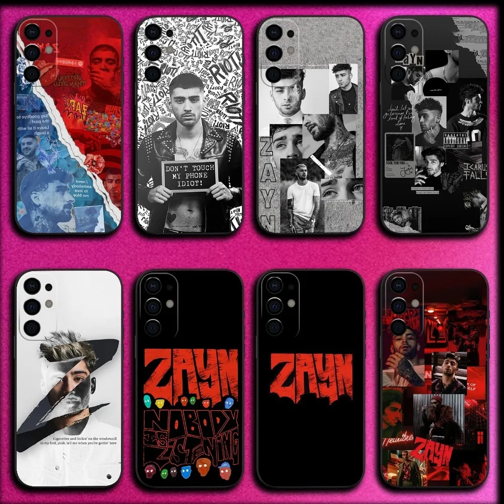 Singer Z-Zayn Malik Phone Case For Samsung S25,S24,S21,S22,S23,S30,Ultra,S20,Plus,Fe,Lite,Note,10,9,5G Black Cover