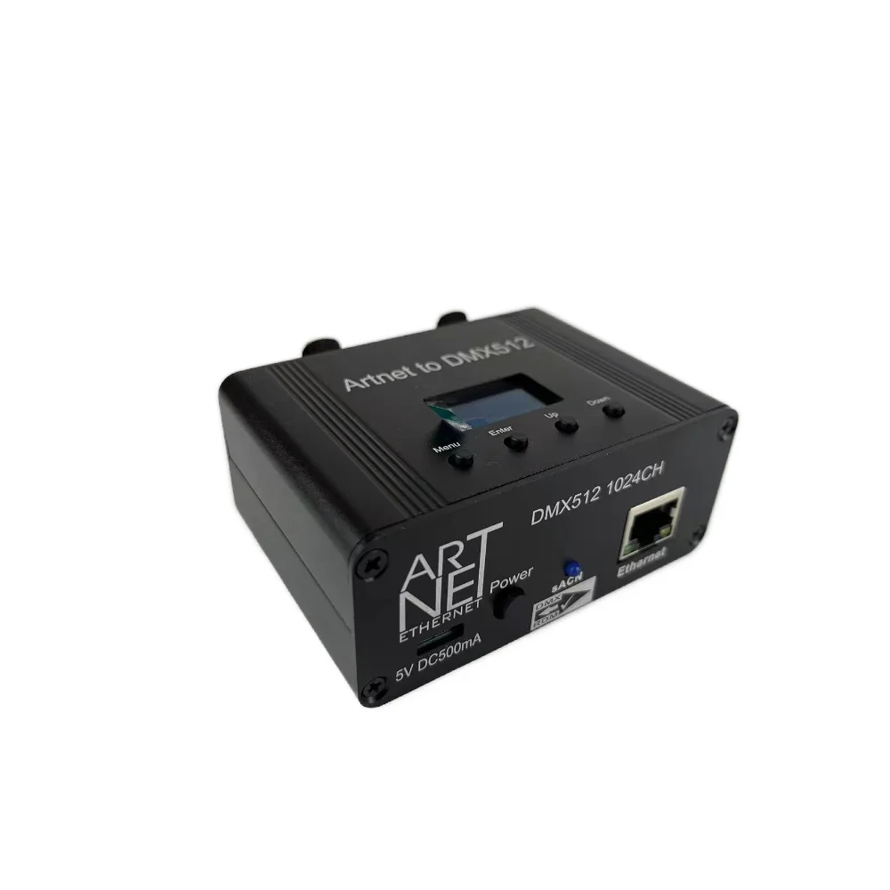 

ArtNet Sacn DMX 512 Ethernet Lighting RDM Controller 2 Universe 1024ch