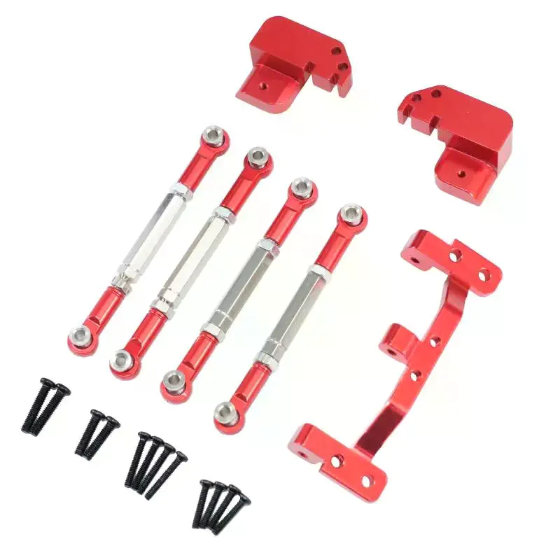 MN82 Series RC Cars Model Upgrade Parts Rear Axle 4-Link Conversion Bracket Set For LC79 RC Pickup Truck Modification Accessory