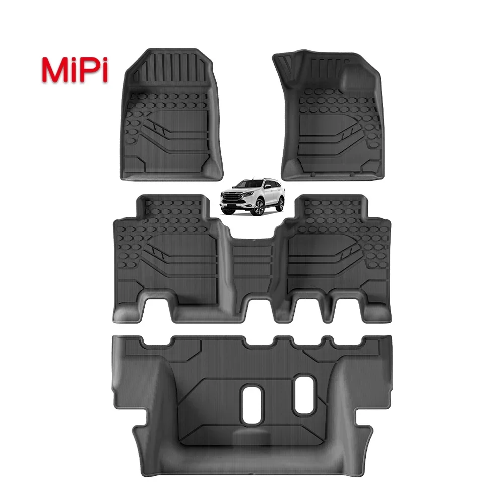 Custom Hot Sell TPE 3D Car Floor Mat Waterproof Non-slip RHD Fuel Car Mat for Isuzu MU-X 2021-2024